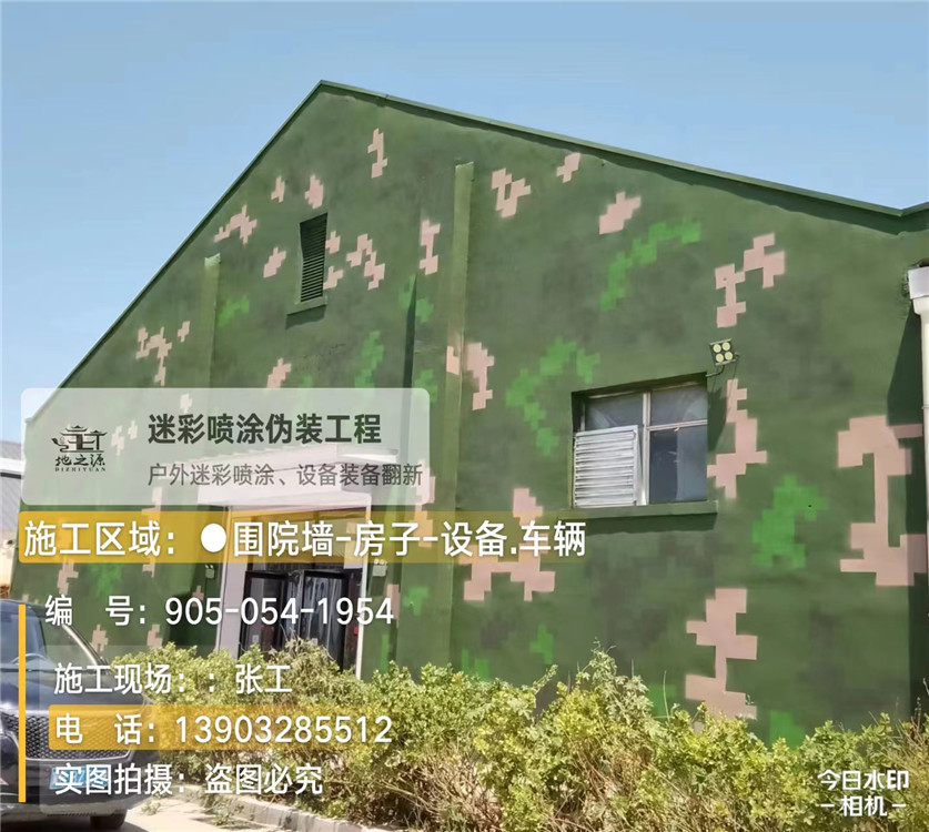 迪庆外墙数码迷彩漆施工报价清单（100㎡标准墙面测算）